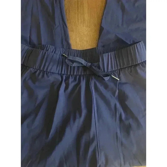 Versatile Navy Blue Drawstring Joggers Athleisure Comfort‎ Pants F21 - Picture 2 of 6